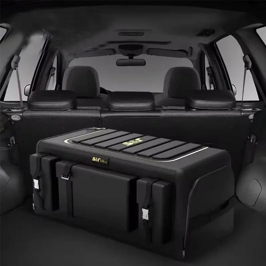 Car Trunk Organizer – 70L Foldable Storage Box With Lid | Durable Vehicle Storage Bin - ZOOMNSTORE