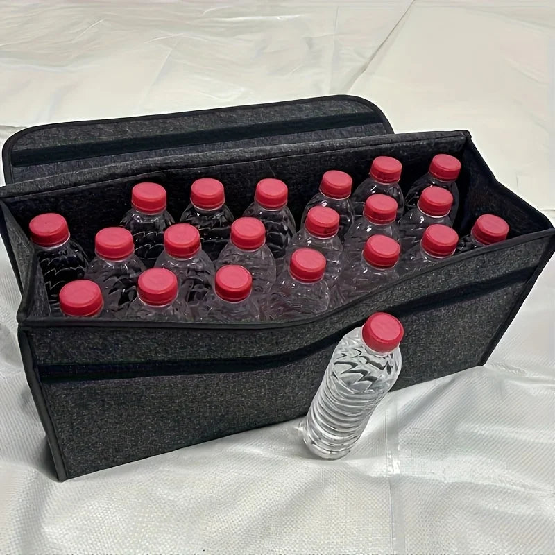 Car Trunk Organizer - Large Soft Felt Storage Bag | Auto Accessories Organizer - ZOOMNSTORE
