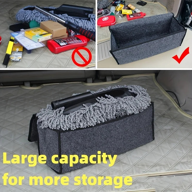Car Trunk Organizer - Large Soft Felt Storage Bag | Auto Accessories Organizer - ZOOMNSTORE