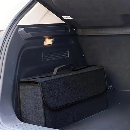 Car Trunk Organizer - Large Soft Felt Storage Bag | Auto Accessories Organizer - ZOOMNSTORE