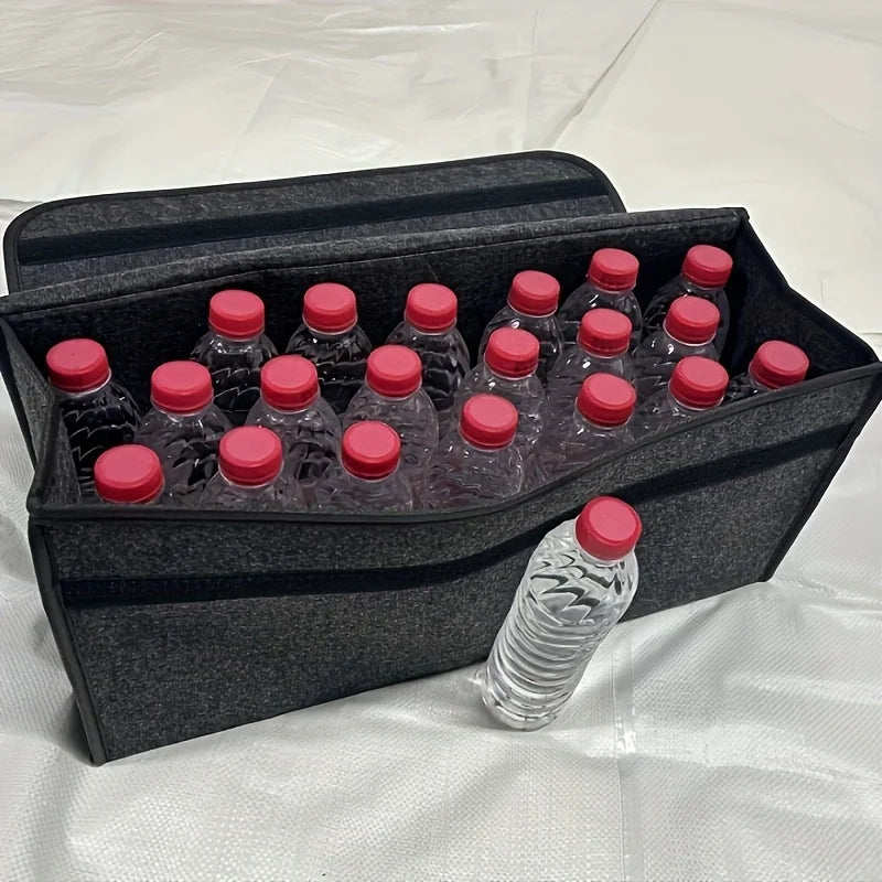 Car Trunk Organizer - Large Soft Felt Storage Bag | Auto Accessories Organizer - ZOOMNSTORE