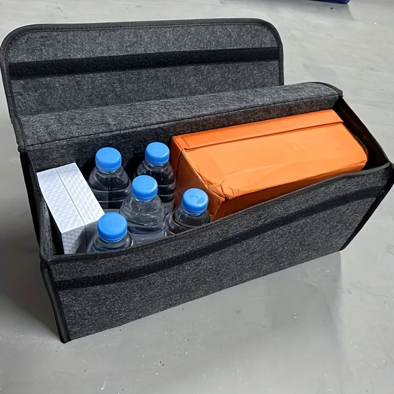 Car Trunk Organizer - Large Soft Felt Storage Bag | Auto Accessories Organizer - ZOOMNSTORE