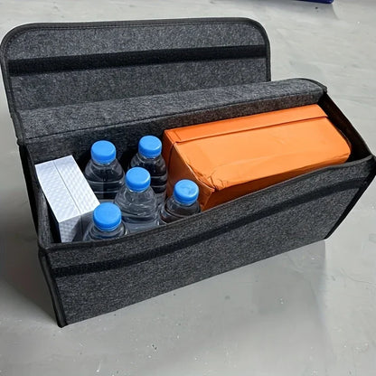 Car Trunk Organizer - Large Soft Felt Storage Bag | Auto Accessories Organizer - ZOOMNSTORE