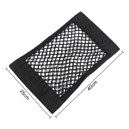 Car Trunk Organizer Net - Universal Elastic Storage Bag for Rear Seat & Cargo - ZOOMNSTORE