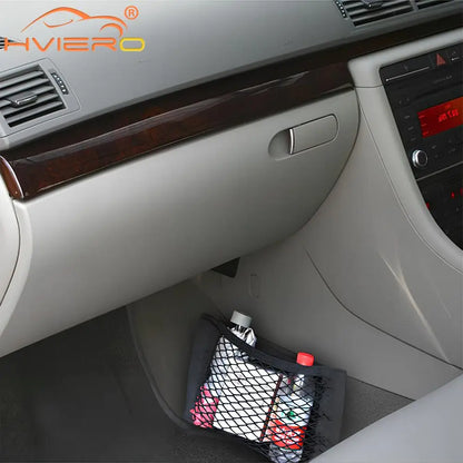 Car Trunk Organizer - Universal Elastic Mesh Storage Bag | Foldable Auto Accessories - ZOOMNSTORE