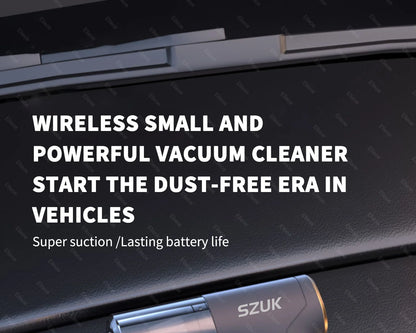 Car Vacuum Cleaner - Handheld Wireless Portable Duster with Powerful Suction - ZOOMNSTORE