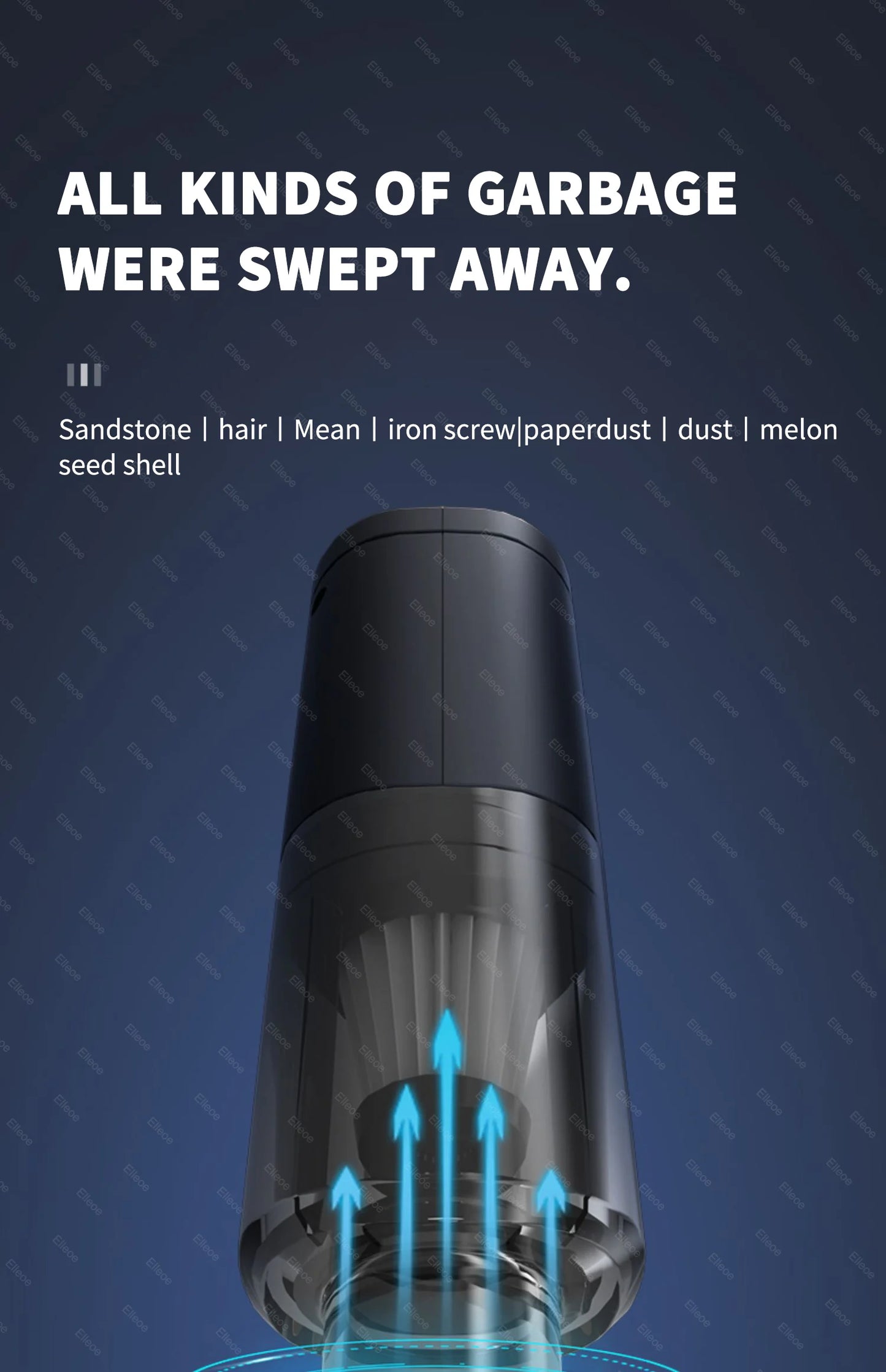 Car Vacuum Cleaner - Handheld Wireless Portable Duster with Powerful Suction - ZOOMNSTORE