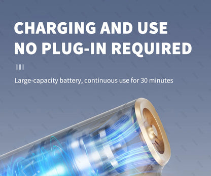 Car Vacuum Cleaner - Handheld Wireless Portable Duster with Powerful Suction - ZOOMNSTORE