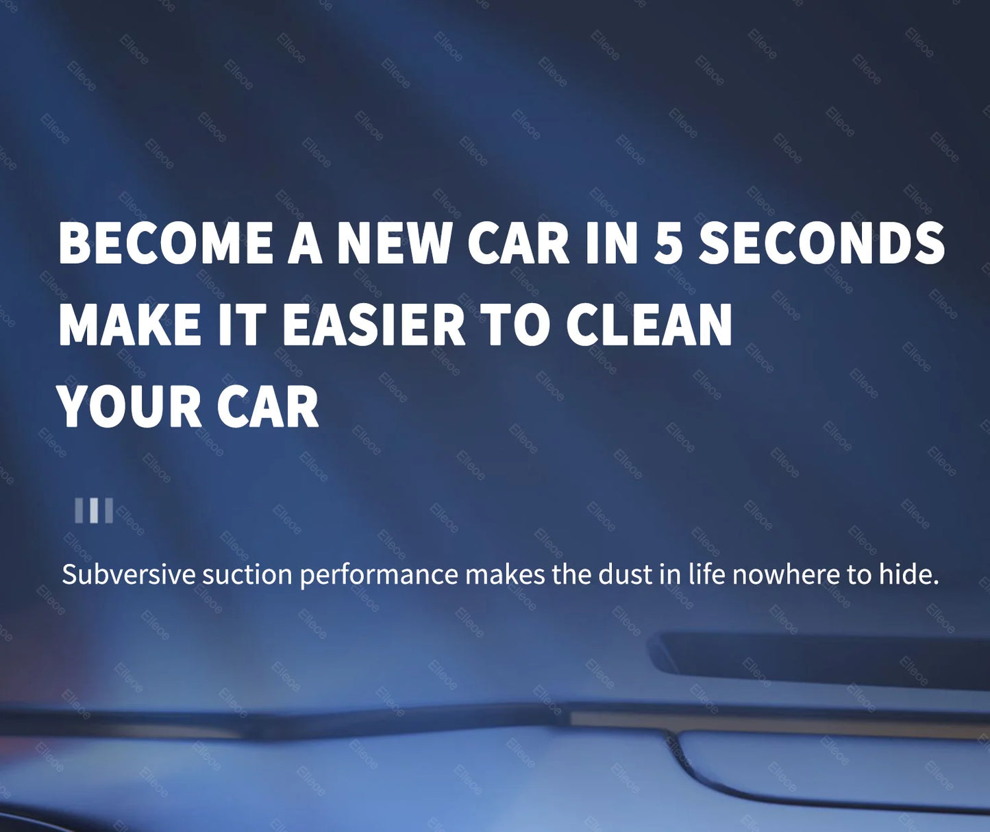 Car Vacuum Cleaner - Handheld Wireless Portable Duster with Powerful Suction - ZOOMNSTORE