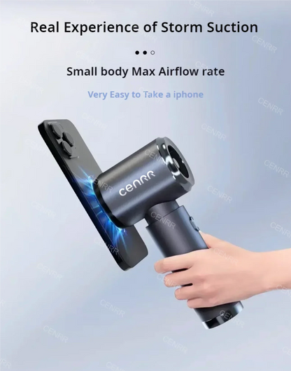 Car Vacuum Cleaner - Wireless Cordless Portable Vehicle Vacuum With HEPA Filter - ZOOMNSTORE