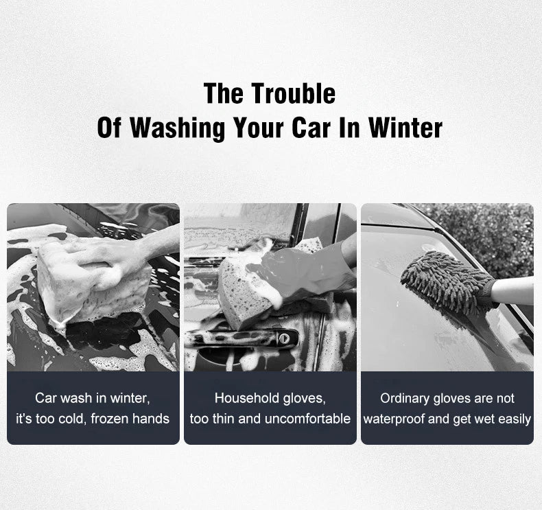 15 Bend Car Cleaning Brush - Telescoping Chenille Wash Mop - ZOOMNSTORE