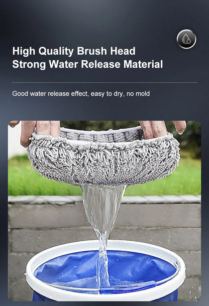 15 Bend Car Cleaning Brush - Telescoping Chenille Wash Mop - ZOOMNSTORE