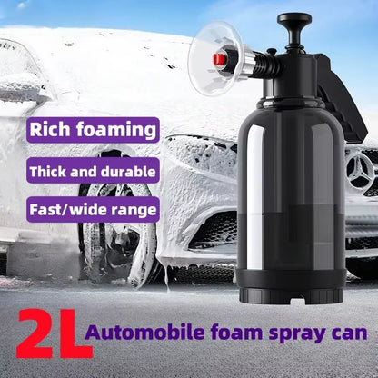 Car Wash Watering Can – Hand Pressed Foam Sprayer 2L Portable Spray Bottle - ZOOMNSTORE