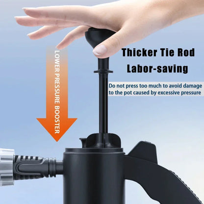 Car Wash Watering Can – Hand Pressed Foam Sprayer 2L Portable Spray Bottle - ZOOMNSTORE