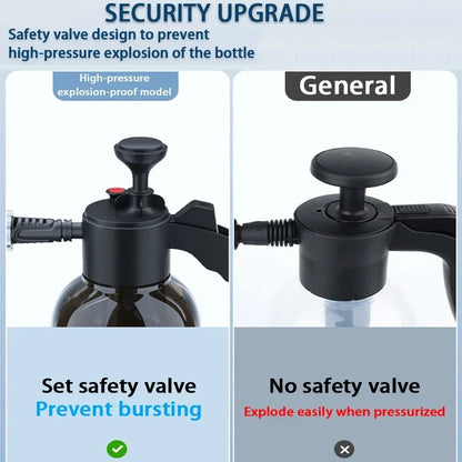 Car Wash Watering Can – Hand Pressed Foam Sprayer 2L Portable Spray Bottle - ZOOMNSTORE