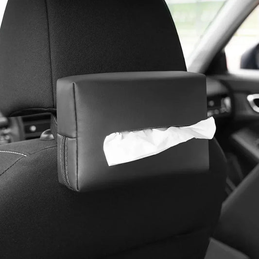 Car tissue box, sunshade seat backrest suspension tissue box, car armrest box, tissue storage box, car storage and organization - ZOOMNSTORE