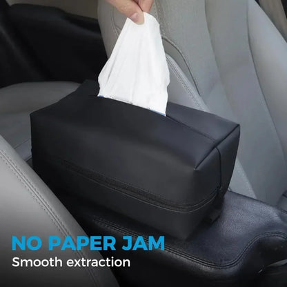 Car tissue box, sunshade seat backrest suspension tissue box, car armrest box, tissue storage box, car storage and organization - ZOOMNSTORE