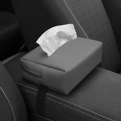 Car tissue box, sunshade seat backrest suspension tissue box, car armrest box, tissue storage box, car storage and organization - ZOOMNSTORE