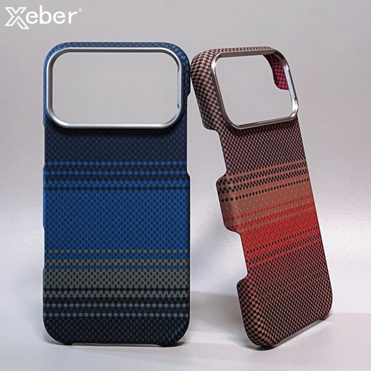 Carbon Fiber Phone Case | Ultra Thin iPhone Shockproof Case With Metal Lens Ring - ZOOMNSTORE