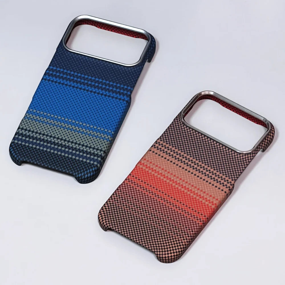Carbon Fiber Phone Case | Ultra Thin iPhone Shockproof Case With Metal Lens Ring - ZOOMNSTORE