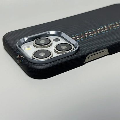 Carbon Fiber Phone Case | Ultra Thin iPhone Shockproof Case With Metal Lens Ring - ZOOMNSTORE