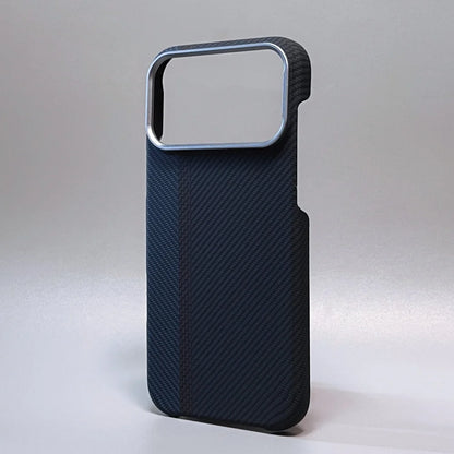 Carbon Fiber Phone Case | Ultra Thin iPhone Shockproof Case With Metal Lens Ring - ZOOMNSTORE