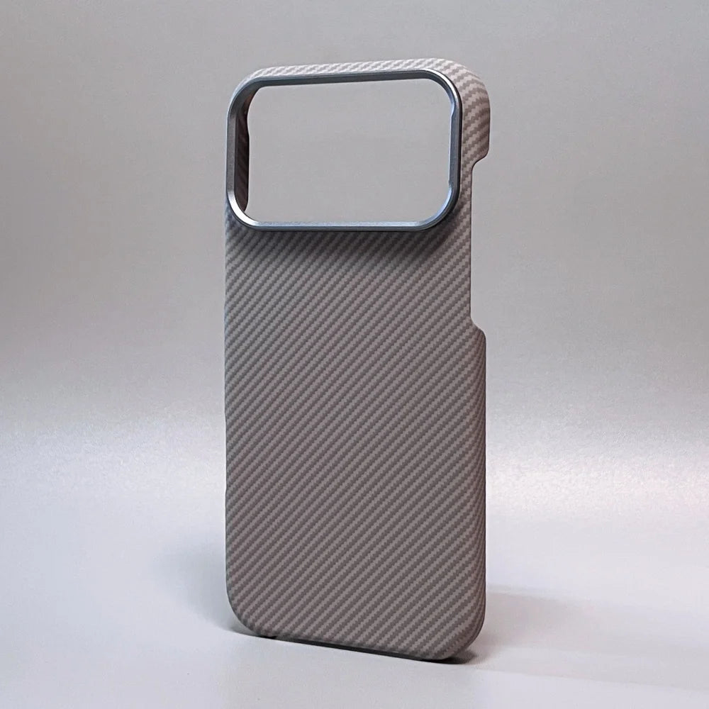 Carbon Fiber Phone Case | Ultra Thin iPhone Shockproof Case With Metal Lens Ring - ZOOMNSTORE