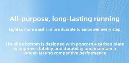 Carbon Plate Running Shoes – Lightweight Breathable Marathon Racing Sneakers - ZOOMNSTORE