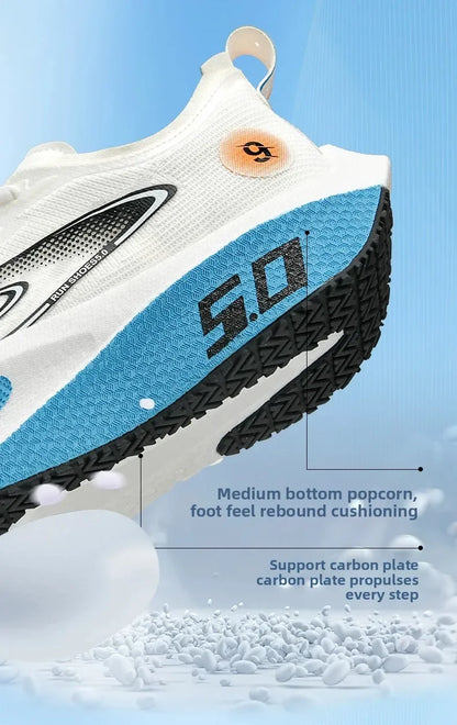 Carbon Plate Running Shoes – Lightweight Breathable Marathon Racing Sneakers - ZOOMNSTORE