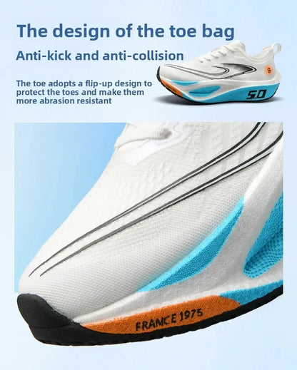 Carbon Plate Running Shoes – Lightweight Breathable Marathon Racing Sneakers - ZOOMNSTORE