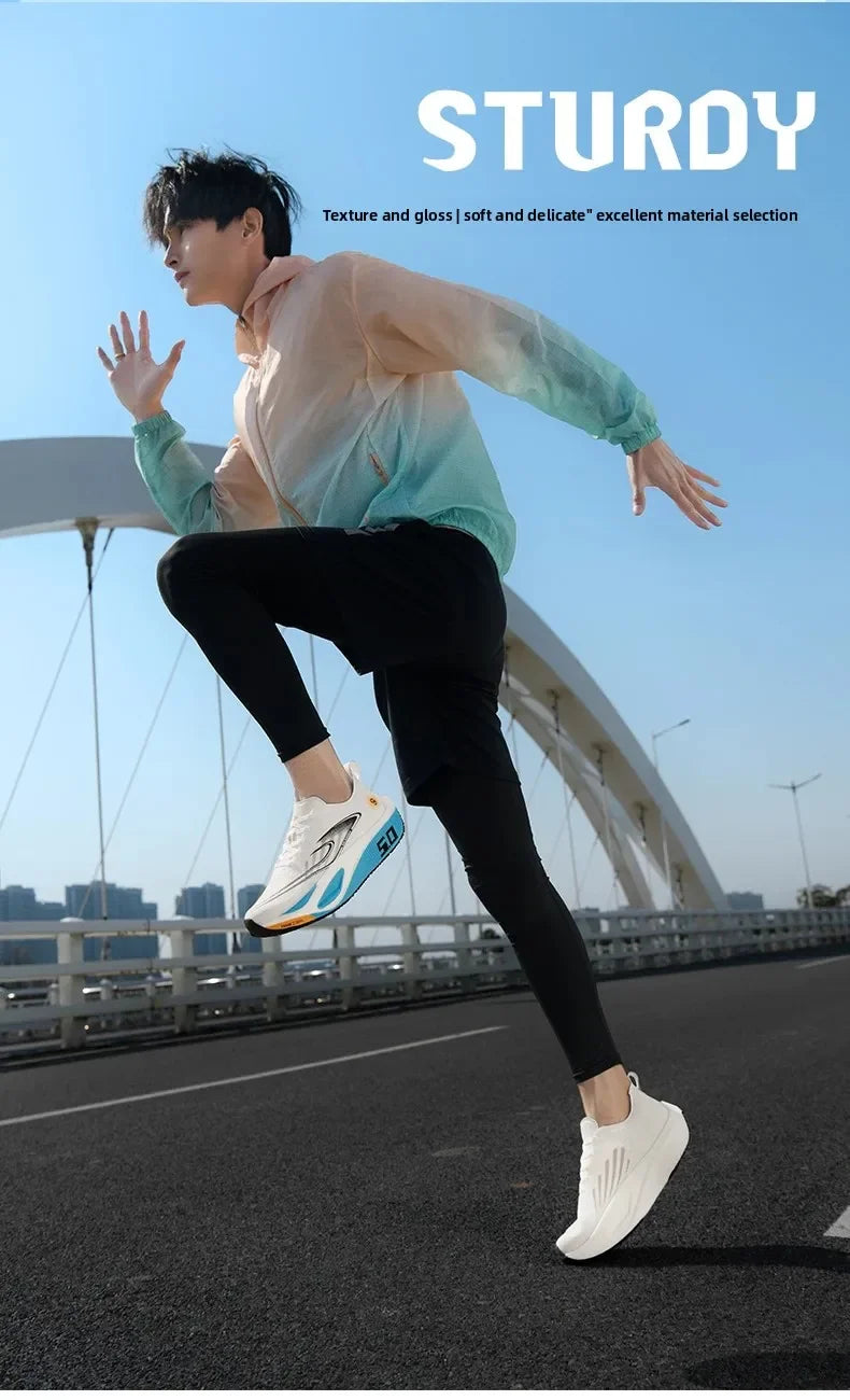 Carbon Plate Running Shoes – Lightweight Breathable Marathon Racing Sneakers - ZOOMNSTORE