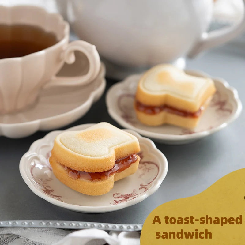 Carbon Steel Cake Pan - 6 Cavity Flower Muffin Mold Non Stick Durable Baking Tray - ZOOMNSTORE