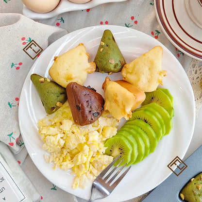 Carbon Steel Cake Pan | 8 Cavity Toast Bread Mold with Rolled Rim Edges & Eco Friendly Bakeware - ZOOMNSTORE