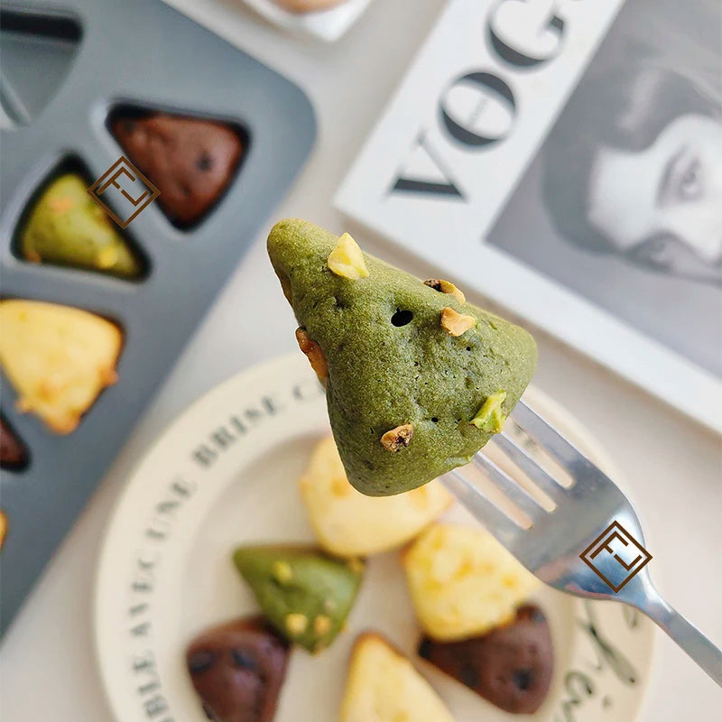 Carbon Steel Cake Pan | 8 Cavity Toast Bread Mold with Rolled Rim Edges & Eco Friendly Bakeware - ZOOMNSTORE