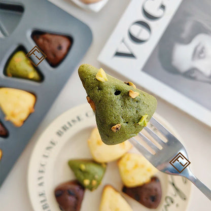 Carbon Steel Cake Pan | 8 Cavity Toast Bread Mold with Rolled Rim Edges & Eco Friendly Bakeware - ZOOMNSTORE