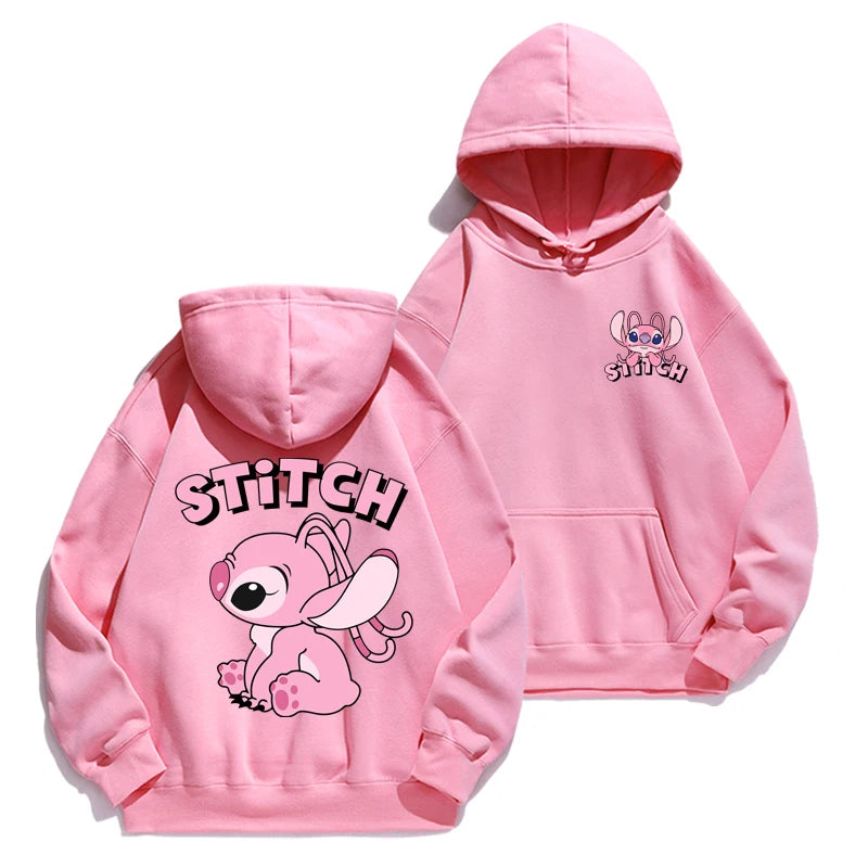 Cartoon Anime Hoodie - Loose Stitch Hoodie for Couples AutumnWinter Coat - ZOOMNSTORE