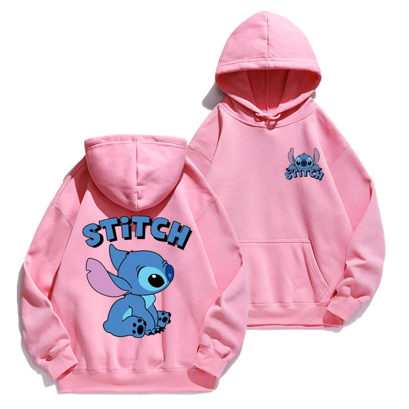 Cartoon Anime Hoodie - Loose Stitch Hoodie for Couples AutumnWinter Coat - ZOOMNSTORE