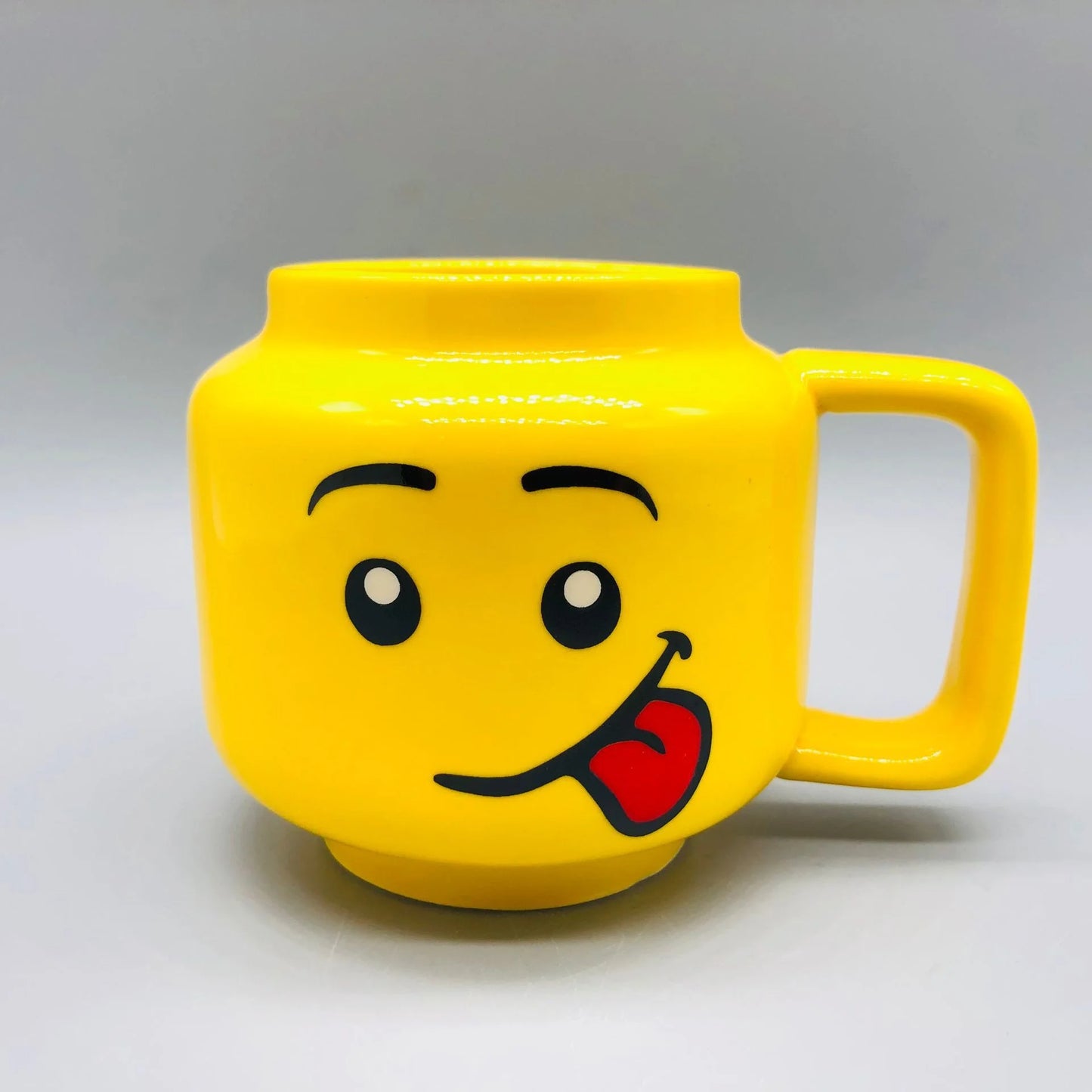 Cartoon Ceramic Mug - 250ML Porcelain Cup with Cute Impish Face Design - ZOOMNSTORE