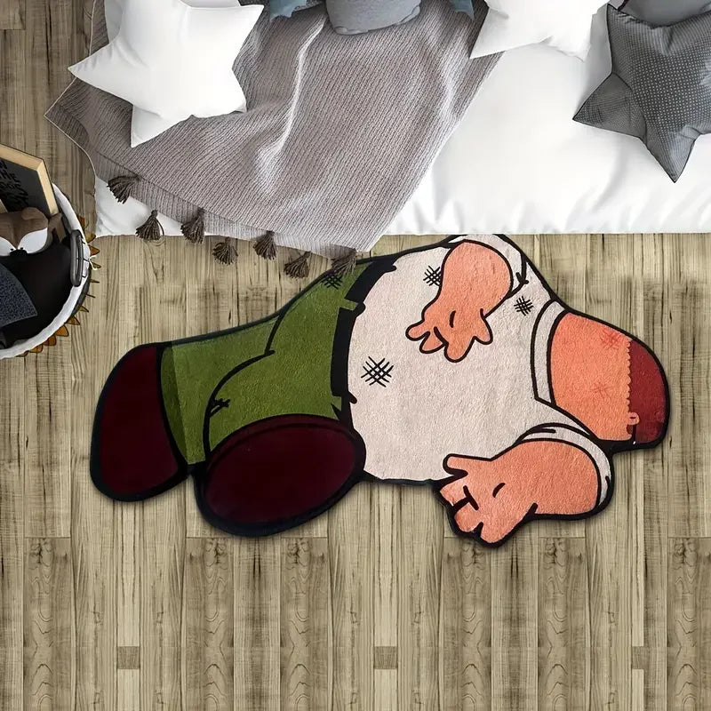 Cartoon Character Rug - Soft Waterproof Polyester Area Rug for Bedroom & Balcony - ZOOMNSTORE