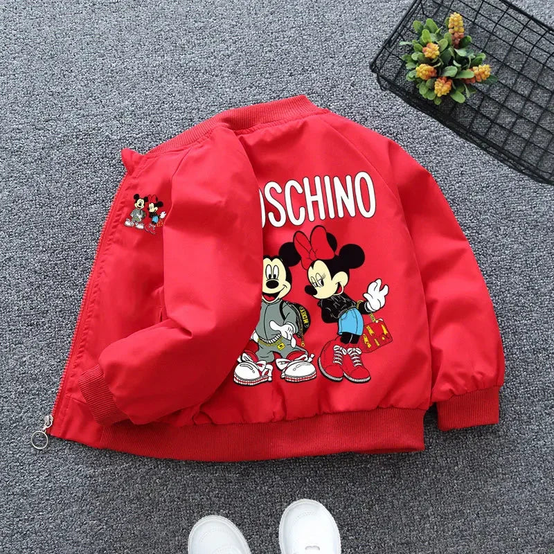 Cartoon Donald Duck Jacket - Autumn Windbreaker for Kids - ZOOMNSTORE
