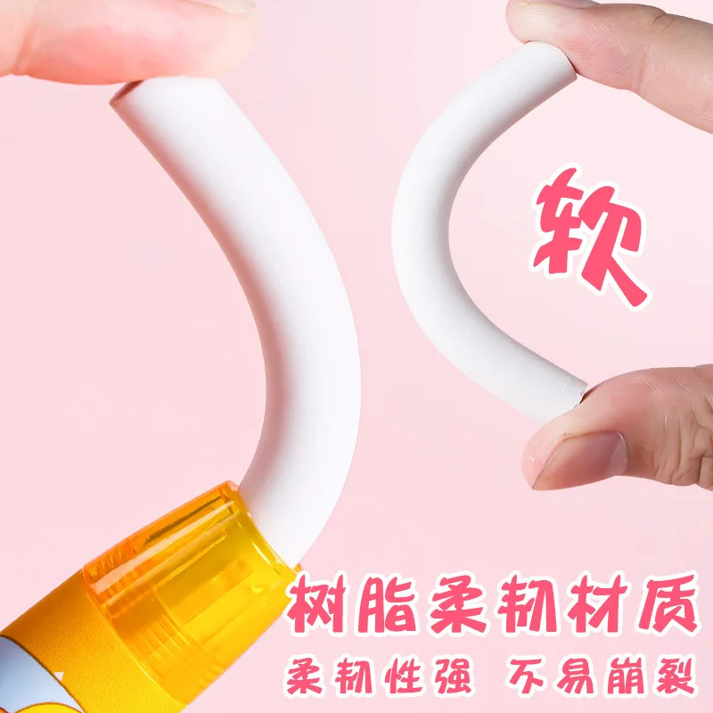 Cartoon-shaped Eraser Pupils Can Press The Pencil Eraser for Children's Crumb-free Girl's Lovely Eraser - ZOOMNSTORE