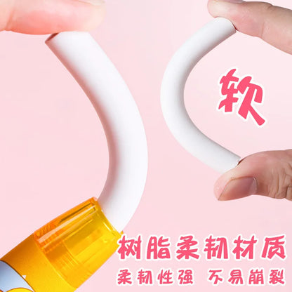 Cartoon-shaped Eraser Pupils Can Press The Pencil Eraser for Children's Crumb-free Girl's Lovely Eraser - ZOOMNSTORE