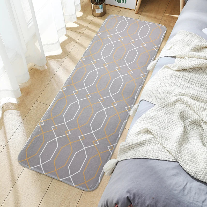 Cartoon Plush Bedroom Carpet - Non-slip Bedside Mat - ZOOMNSTORE