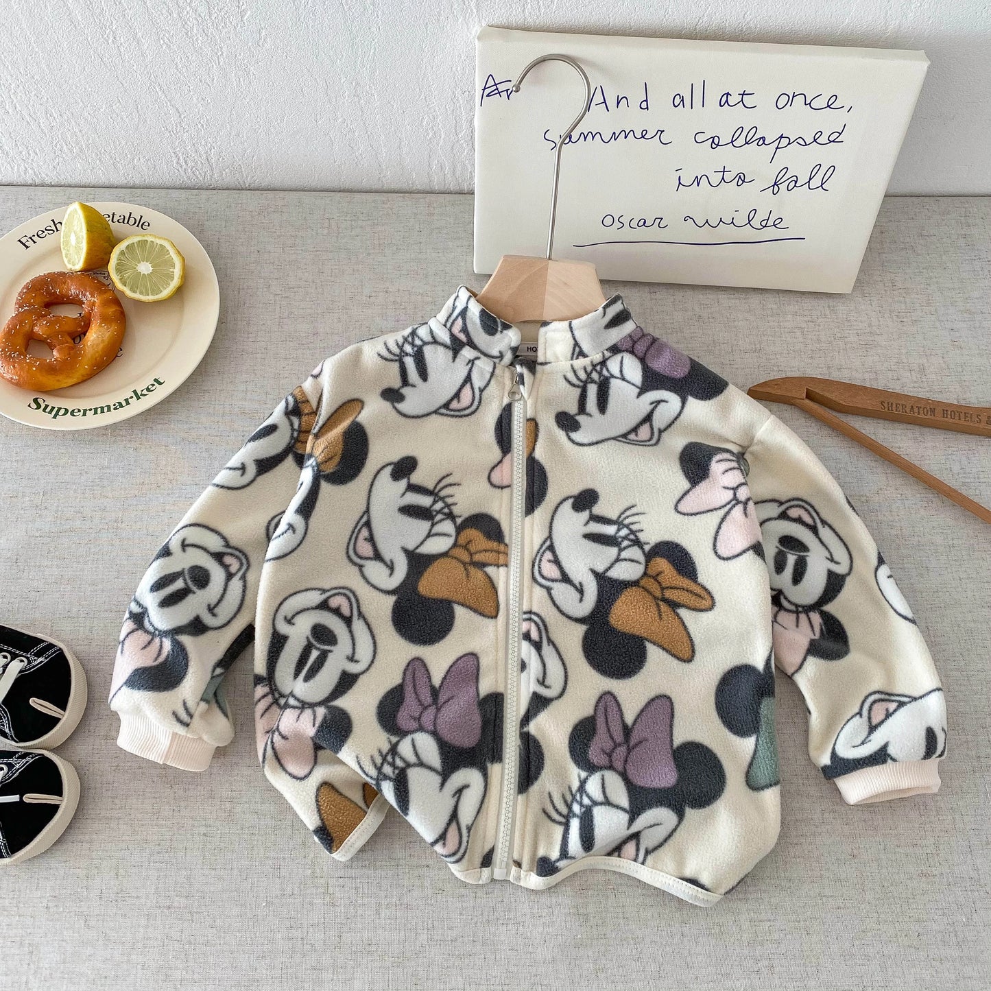 Cartoon Printed Kids Jackets - Casual Long Sleeve Outerwear for Boys  Girls - ZOOMNSTORE