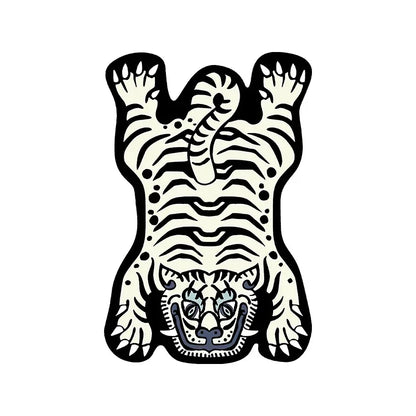 Cartoon Tiger Rug - Non Slip Floor Mat for Children's Bedroom & Living Room - ZOOMNSTORE