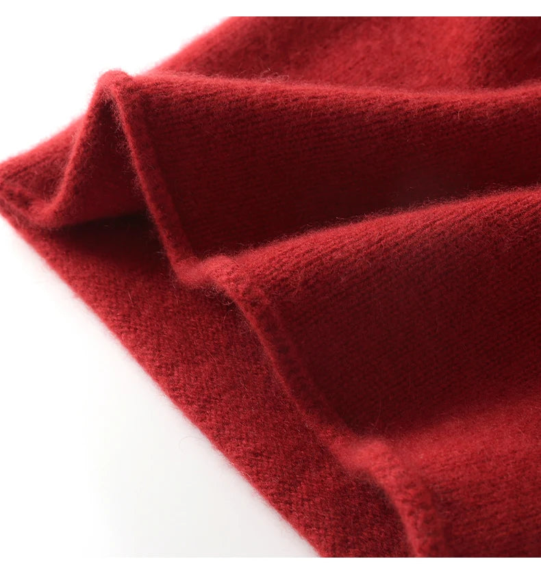 Cashmere Beanie Hat - 100% Soft Knit Winter Hat For Men & Women, Solid Color - ZOOMNSTORE