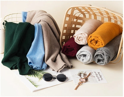 Classic Pullover V-Neck Sweater Men 2024 Autumn Winter Cashmere Cotton Blend Warm Jumper Clothes Pull Homme Man Hombres Sweater - ZOOMNSTORE