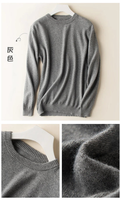 Classic Pullover V-Neck Sweater Men 2024 Autumn Winter Cashmere Cotton Blend Warm Jumper Clothes Pull Homme Man Hombres Sweater - ZOOMNSTORE