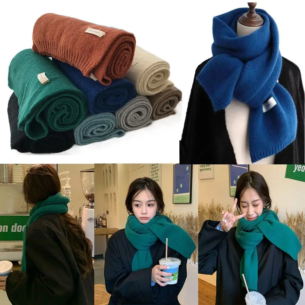 Cashmere Scarf Women – Thick Knitted Warm Scarf, Winter Shawls & Pashmina Wrap - ZOOMNSTORE