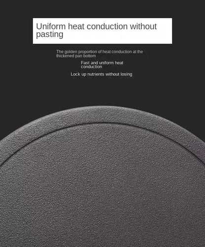 26cm Cast Iron Frying Pan - Non-Stick Egg and Pancake Maker for Gas and Induction Cookers - ZOOMNSTORE